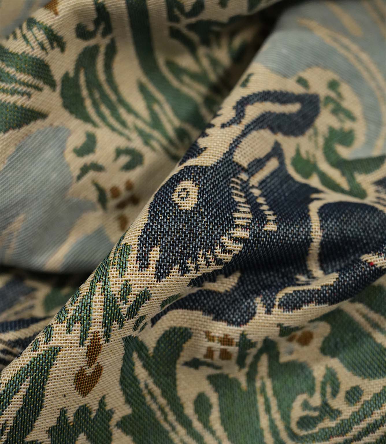 Brer Rabbit Tapestry Fabric / Seafoam