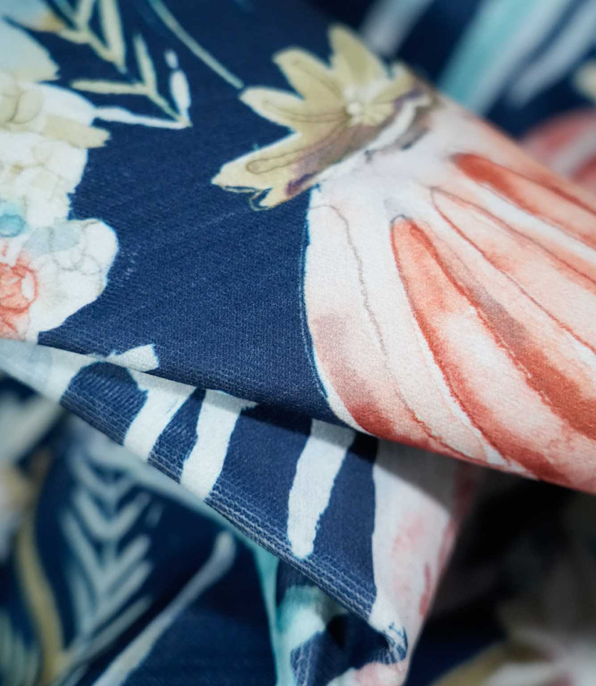 Flosa Velvet Fabric / Ink