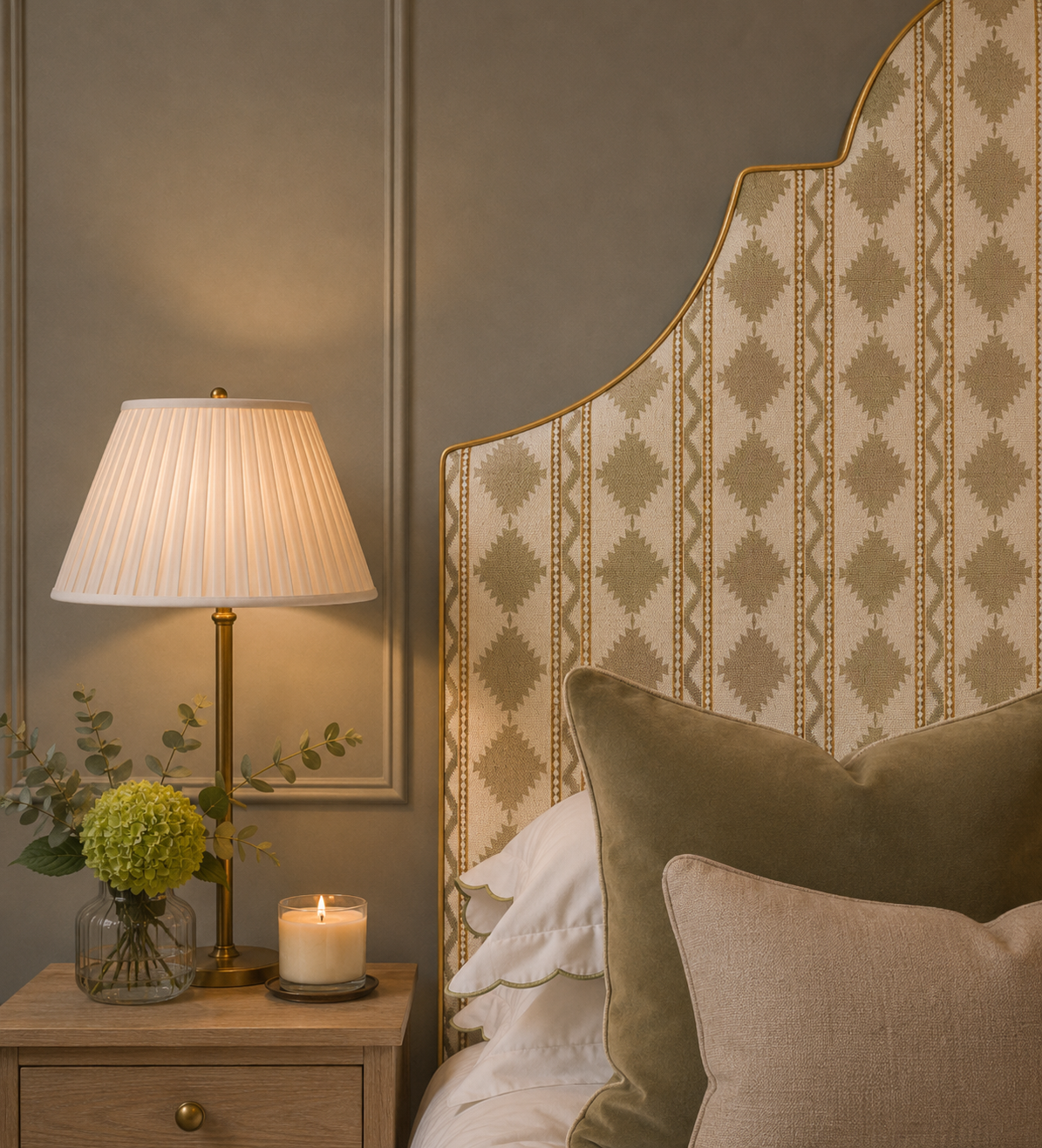 Arden Geo Fabric / Mushroom