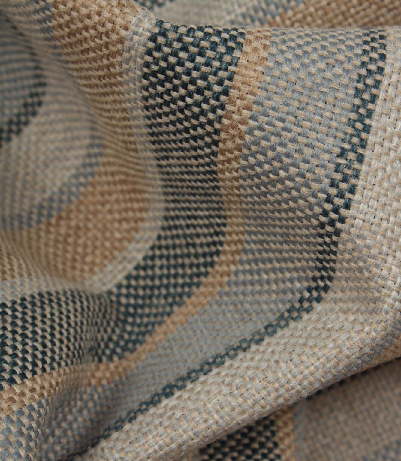 James Stripe FR Fabric / Blue