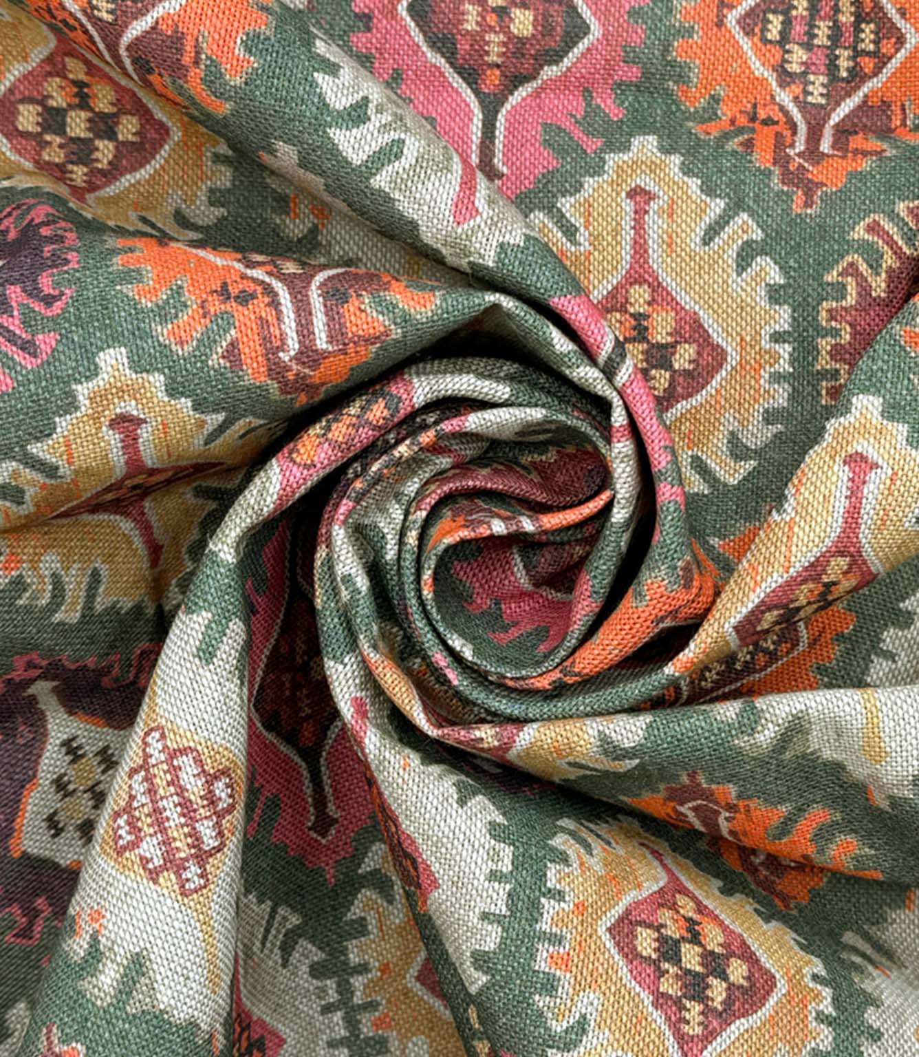 Kilim Jewel Fabric / Multi