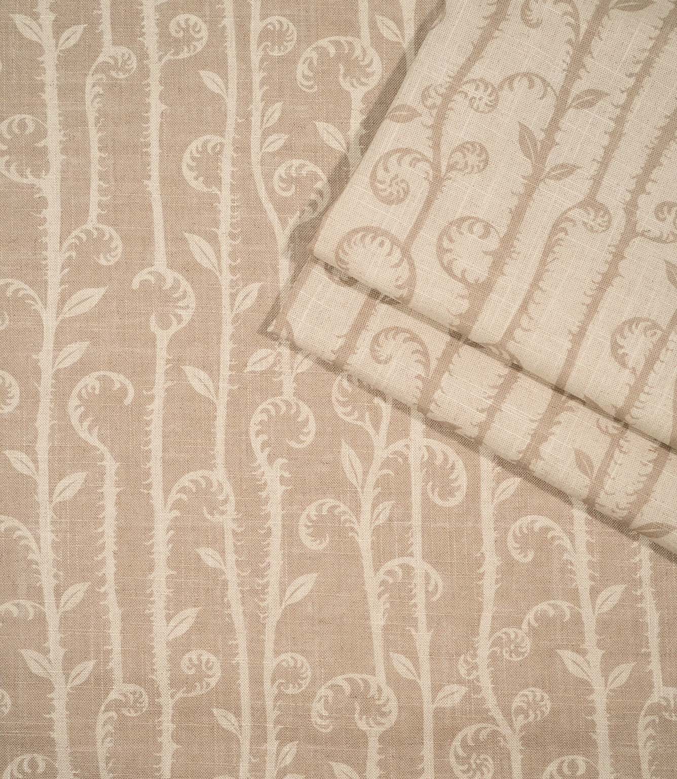 Little Bracken Fabric / Beige Linen