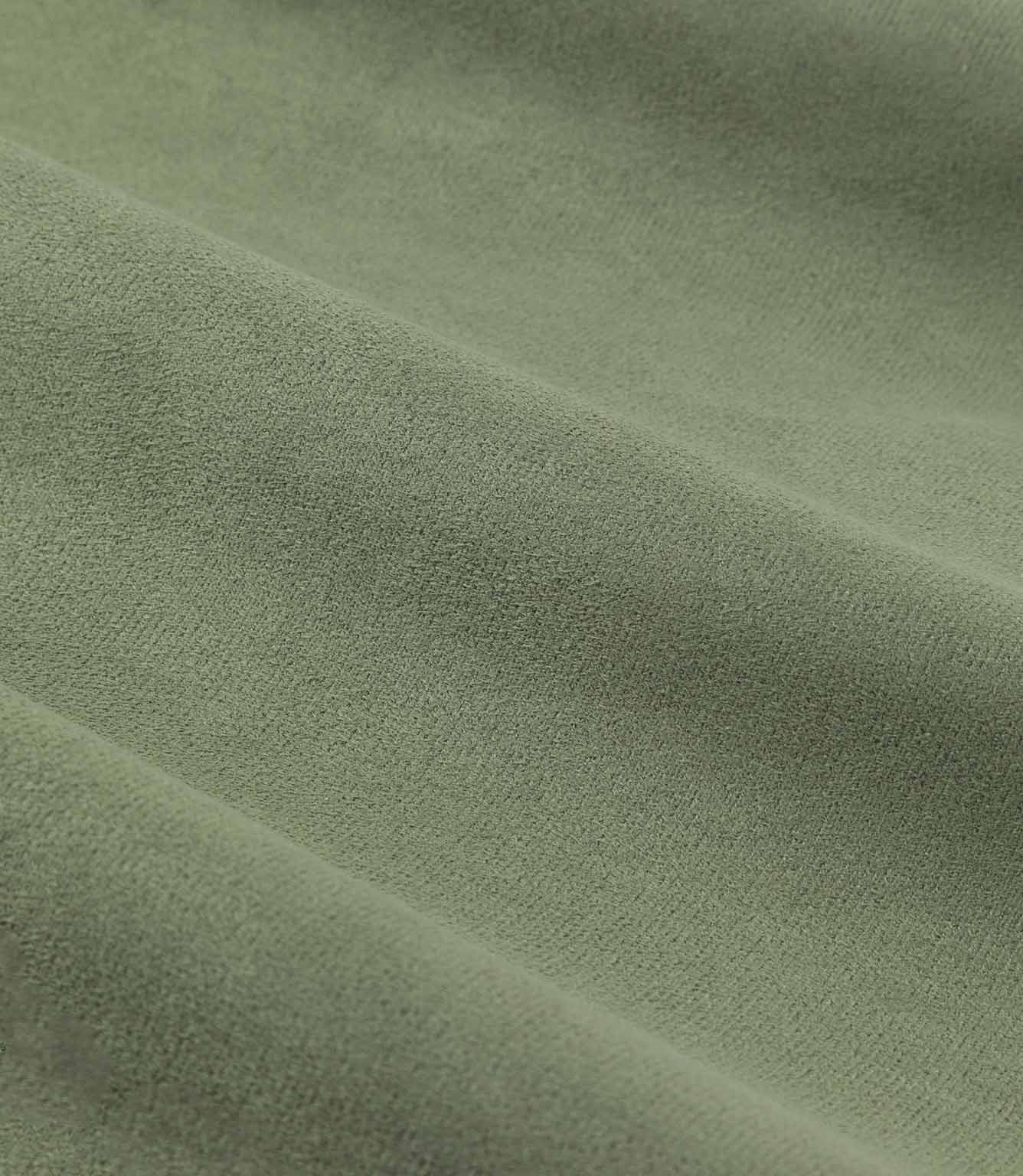 Verso Reversible Suede-look Blackout Eyelet Curtains Green | Just Fabrics