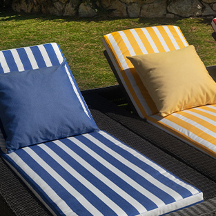 What should I do with my outdoor fabrics in autumn?