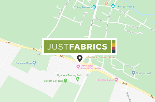 Burford Fabric Shop map