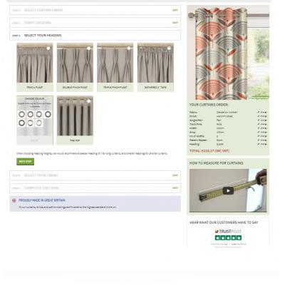 Made to Measure Curtains & Blinds - Create your own product