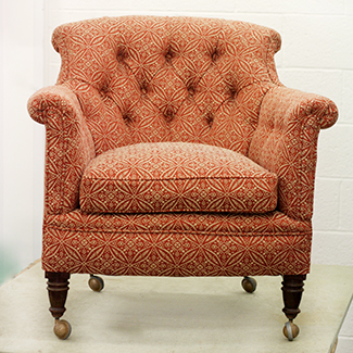 Finished Re-Upholstered Chair