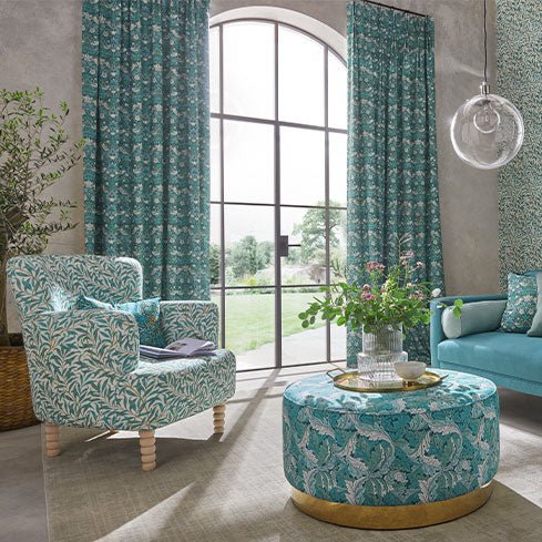 Use William Morris fabric for a distinctive design - Just Fabrics