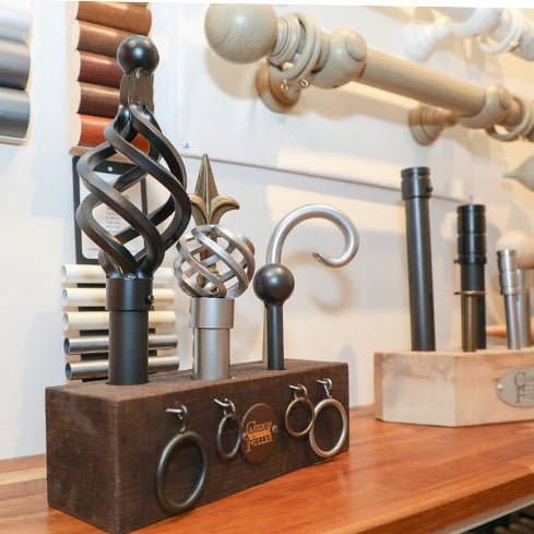 Wooden or Metal curtain poles? - Just Fabrics