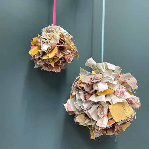 How to Make Fabric Pom Poms - Just Fabrics