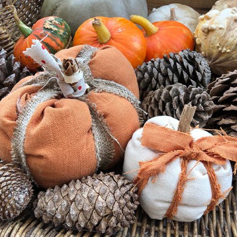 How to make DIY fabric pumpkins - Just Fabrics