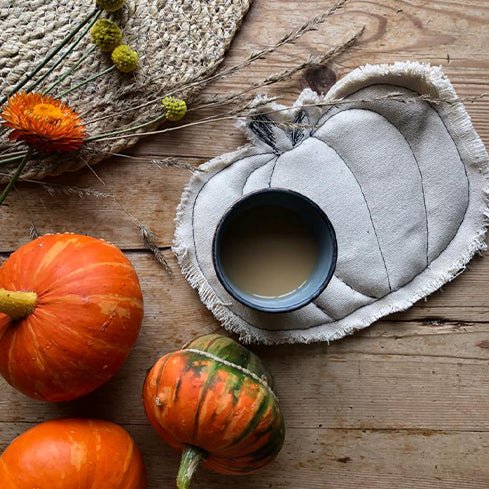 How to make DIY pumpkin coasters - Just Fabrics