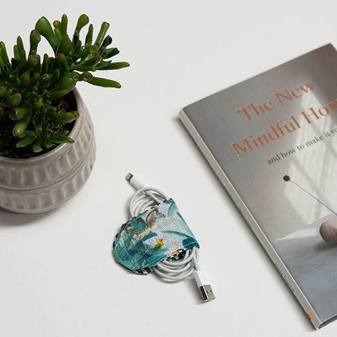 Make your own DIY Cord Keeper with your Favourite Fabrics - Just Fabrics