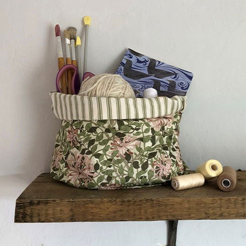 How To Make a Fabric Basket - Just Fabrics