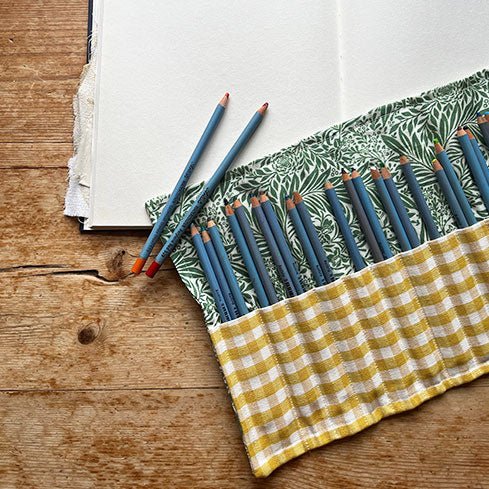 How to Make a Roll Up Pencil Case - Just Fabrics