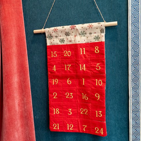 How to Make a Christmas Advent Calendar - Just Fabrics