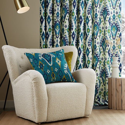 A Taste of the Exotic: 4 Stylish Ways to Use Ikat Fabric This Summer - Just Fabrics