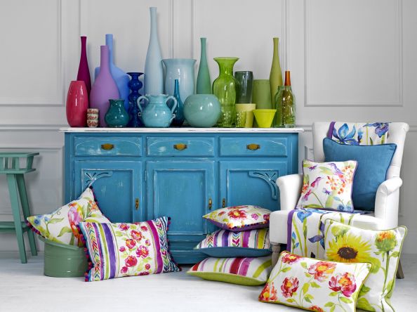 Five easy ways to brighten up your home. - Just Fabrics