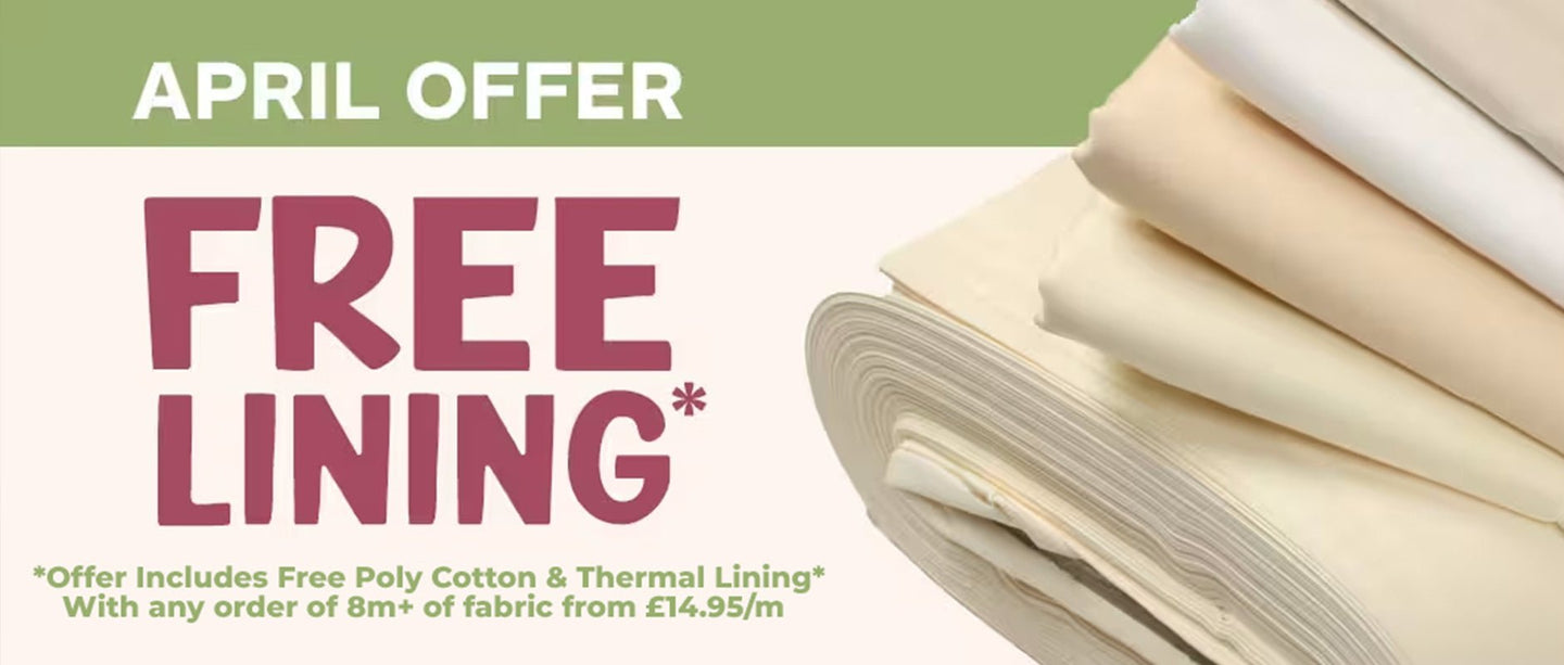 April Lining Offer 2025 - Just Fabrics