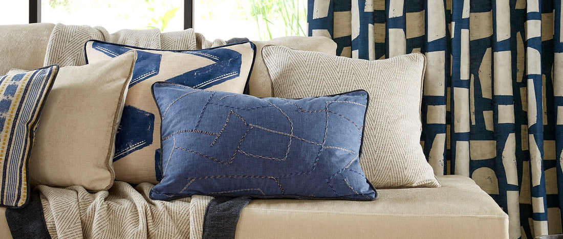 Blue Fabric for Curtains & Upholstery Up to 90% Off – Just Fabrics