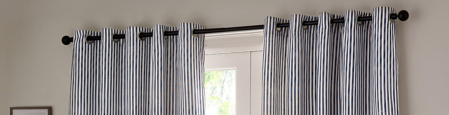 Eyelet Ready-Made Curtains - Just Fabrics