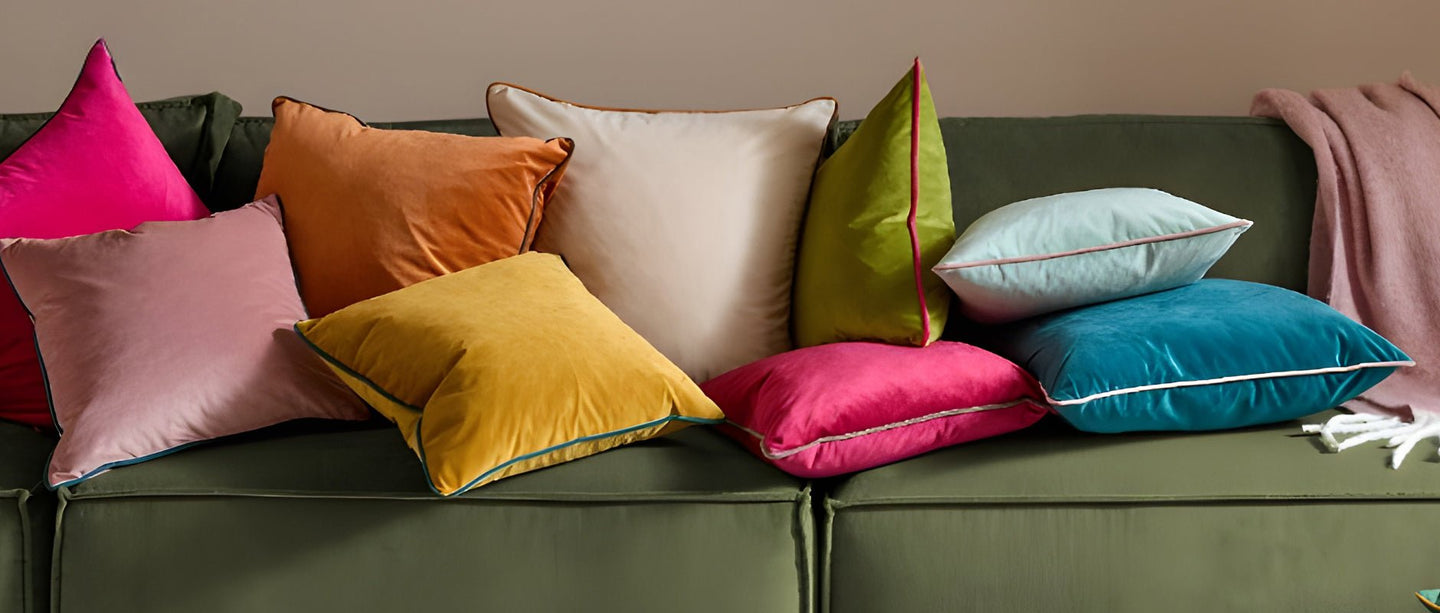 Velvet Cushions - Just Fabrics