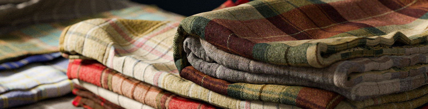 Wool blend fabric with cosy texture