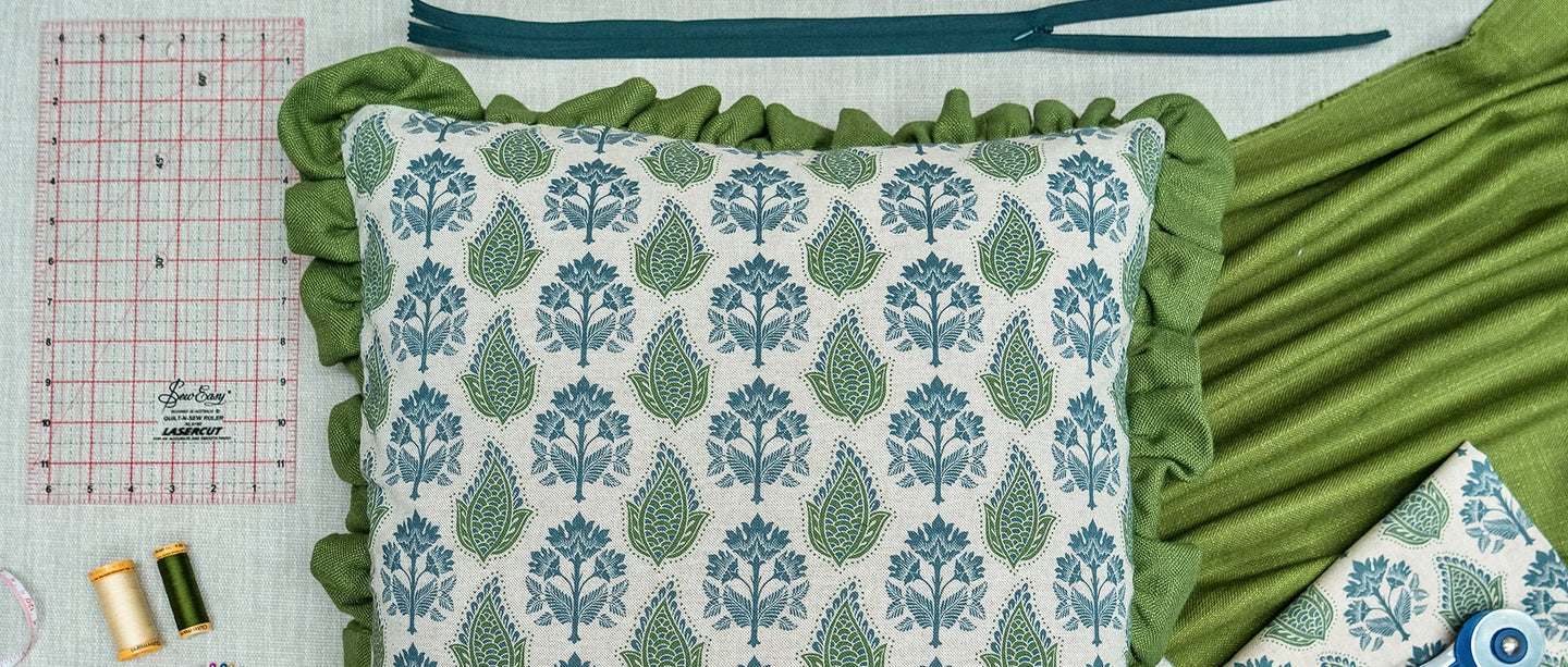 Frill Cushion Course Bundle - Just Fabrics