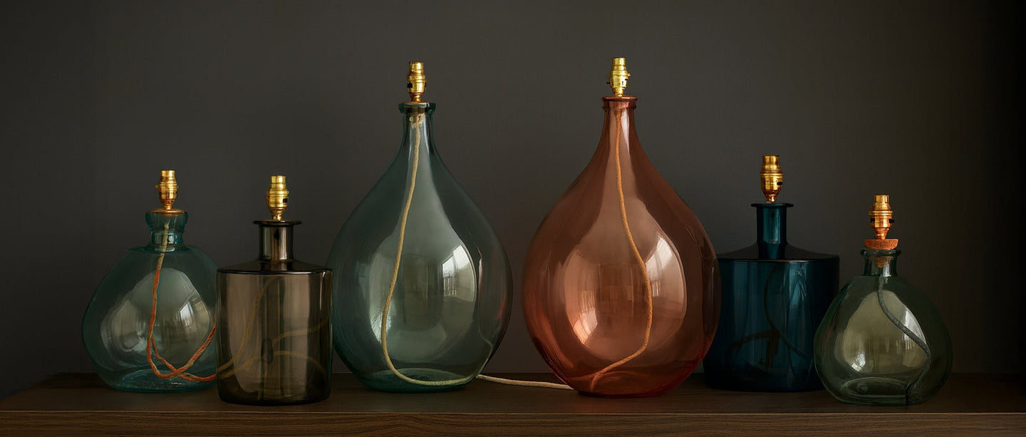 Glass Lamp Bases - Just Fabrics