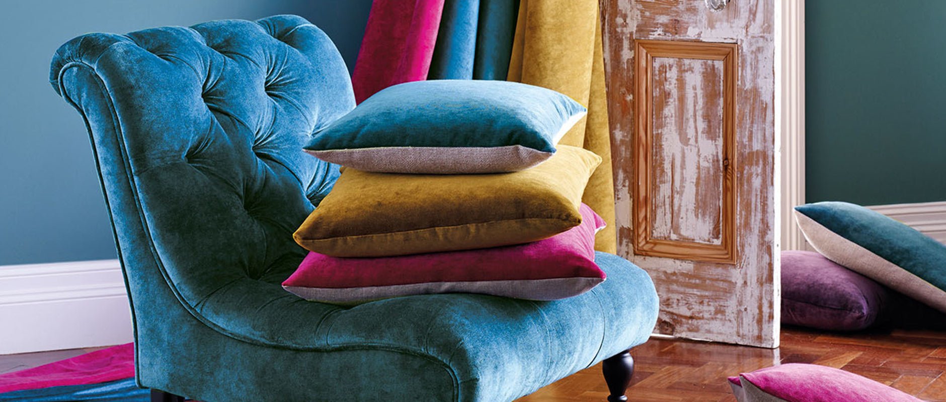 Sanderson Icaria & Boho Velvets - Just Fabrics