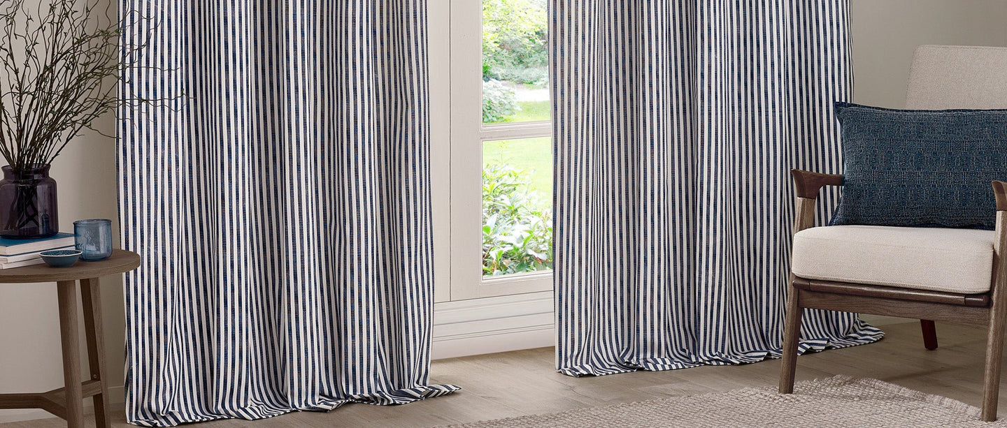 Striped Curtains - Just Fabrics