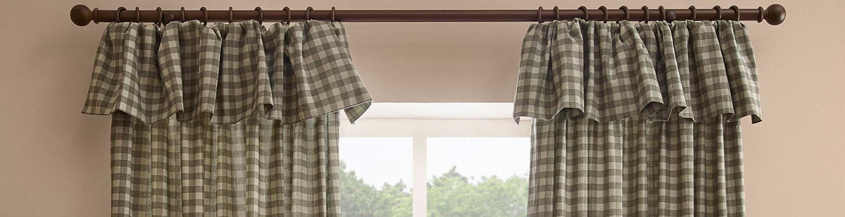 Ruffle Top Ready-Made Curtains