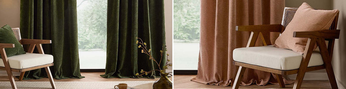 Velvet Ready-Made Curtains