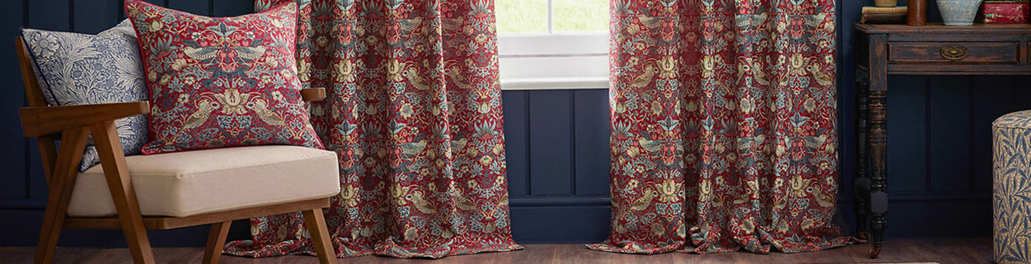 William Morris Curtains - Just Fabrics