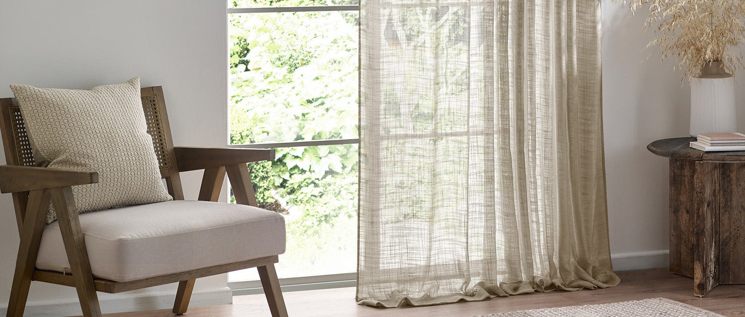 Voile Curtains - Just Fabrics