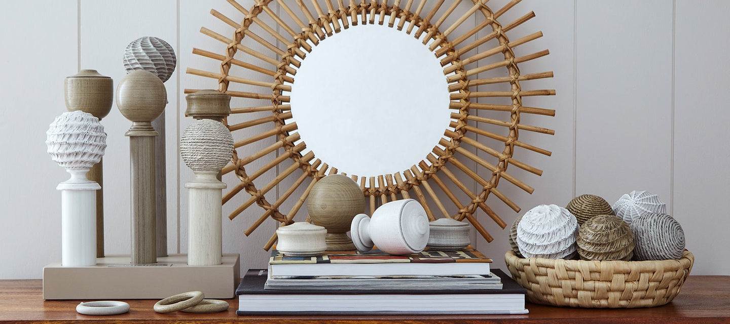 Wooden Curtain Poles - Just Fabrics