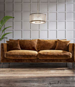 JF Vintage Velvet Fabric / Ochre