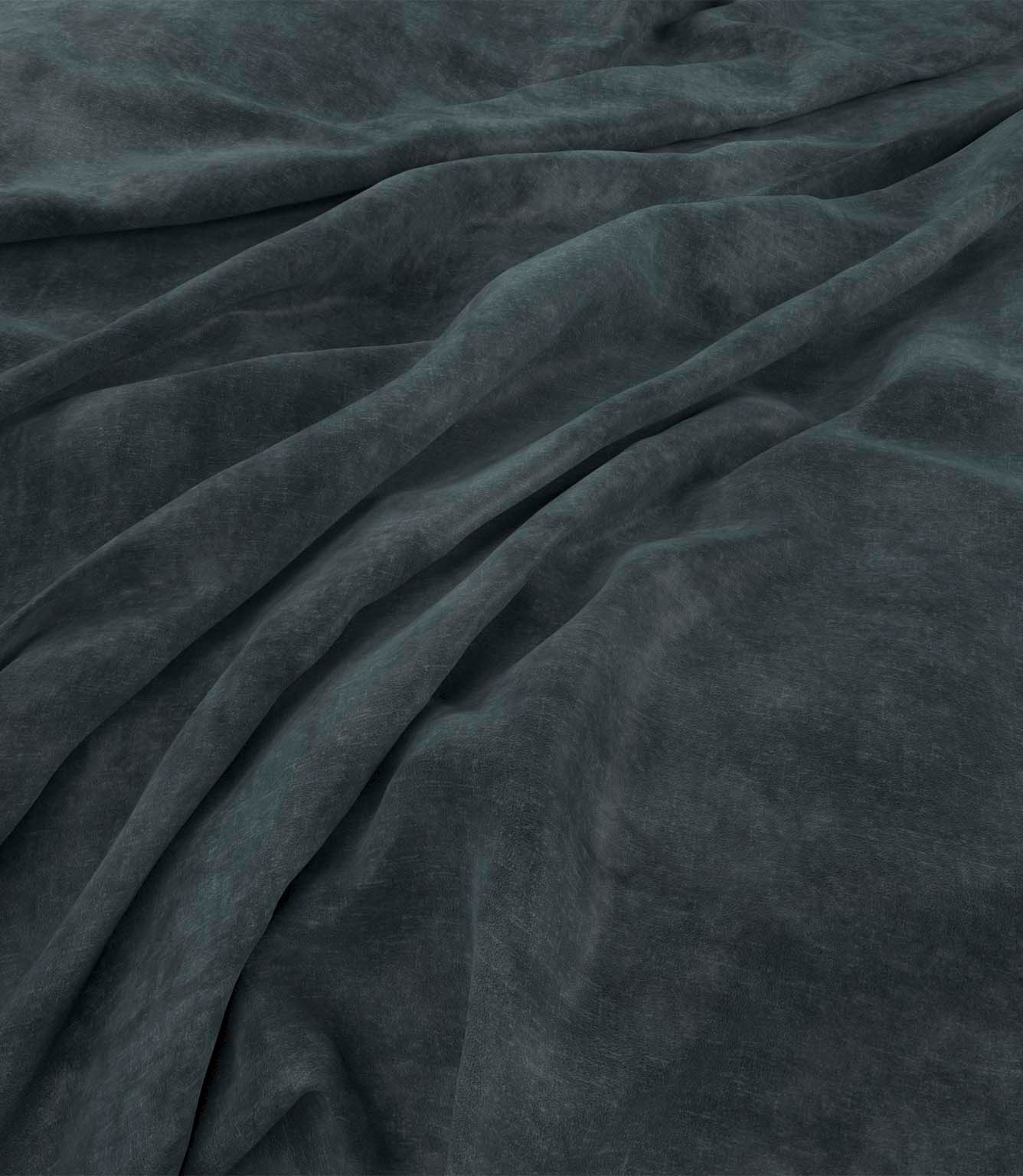 JF Vintage Velvet Fabric / Ocean