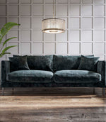 JF Vintage Velvet Fabric / Ocean