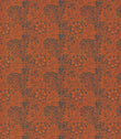 Marigold Fabric / Navy / Burnt Orange