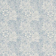 Marigold Fabric / China Blue / Ivory