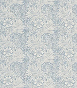 Marigold Fabric / China Blue / Ivory
