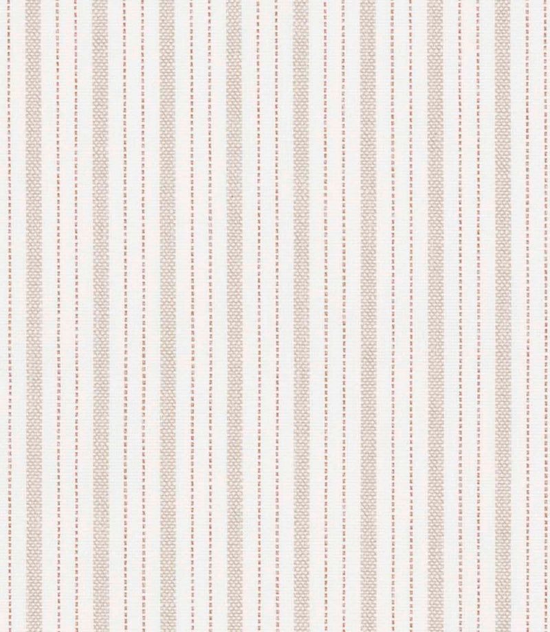 Fine multi-stripe fabric in soft neutrals with delicate vertical lines and subtle woven detailing.