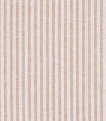 Herringbone stripe fabric in warm neutral tones with a subtle chevron pattern and soft texture.