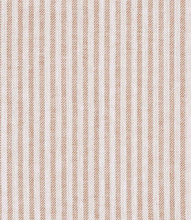 Herringbone stripe fabric in warm neutral tones with a subtle chevron pattern and soft texture.