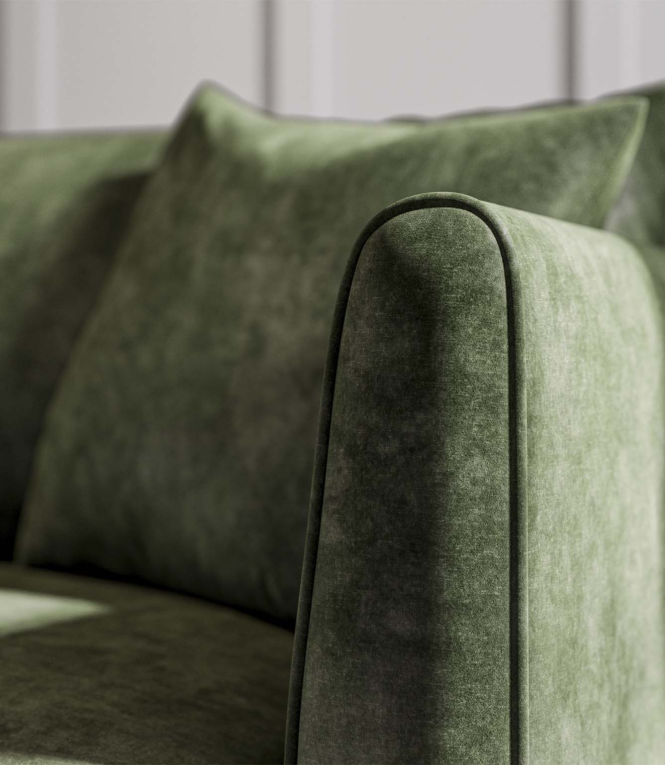 JF Vintage Velvet Fabric / Conifer