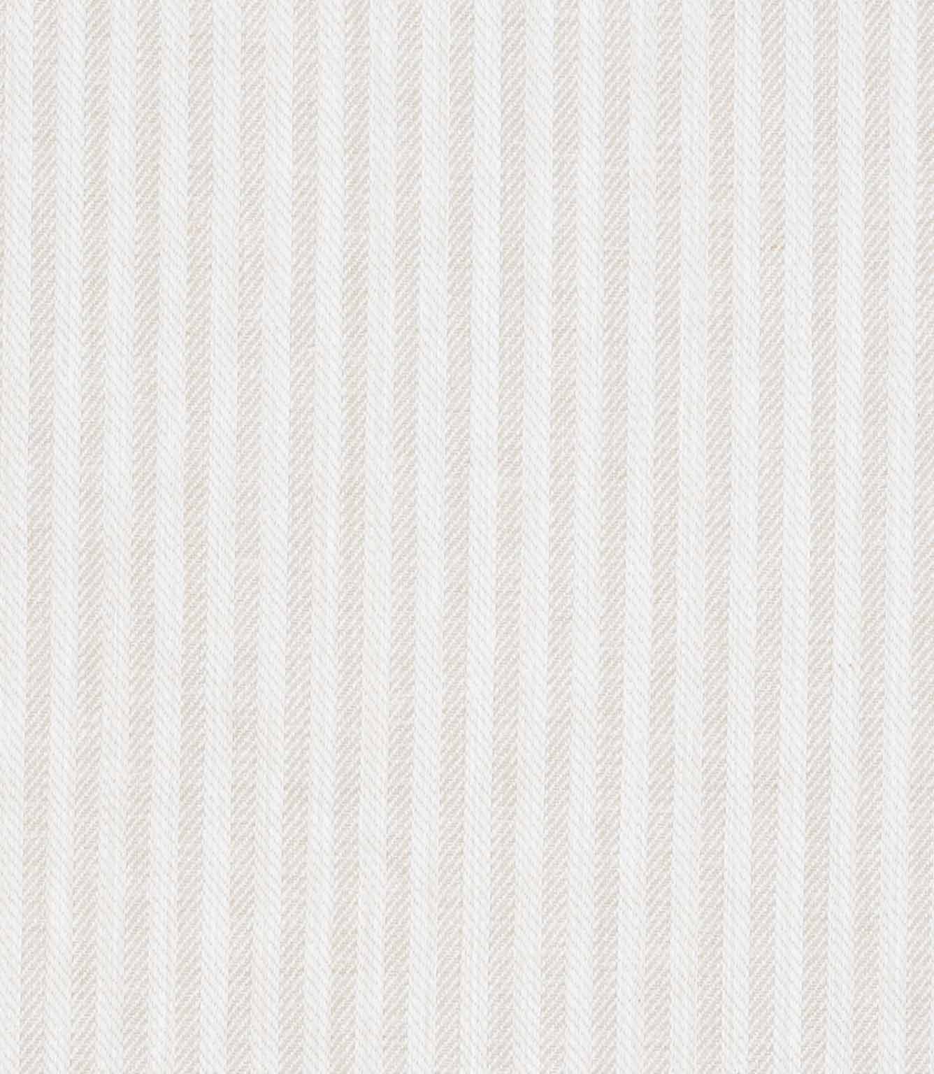 Very light neutral herringbone stripe fabric with a soft, understated chevron weave.
