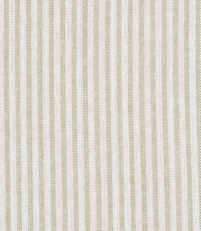 Green-toned herringbone stripe fabric with fine chevron detailing and a textured finish.