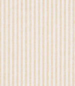 Neutral brown and grey herringbone stripe fabric with subtle contrast and a classic woven finish.