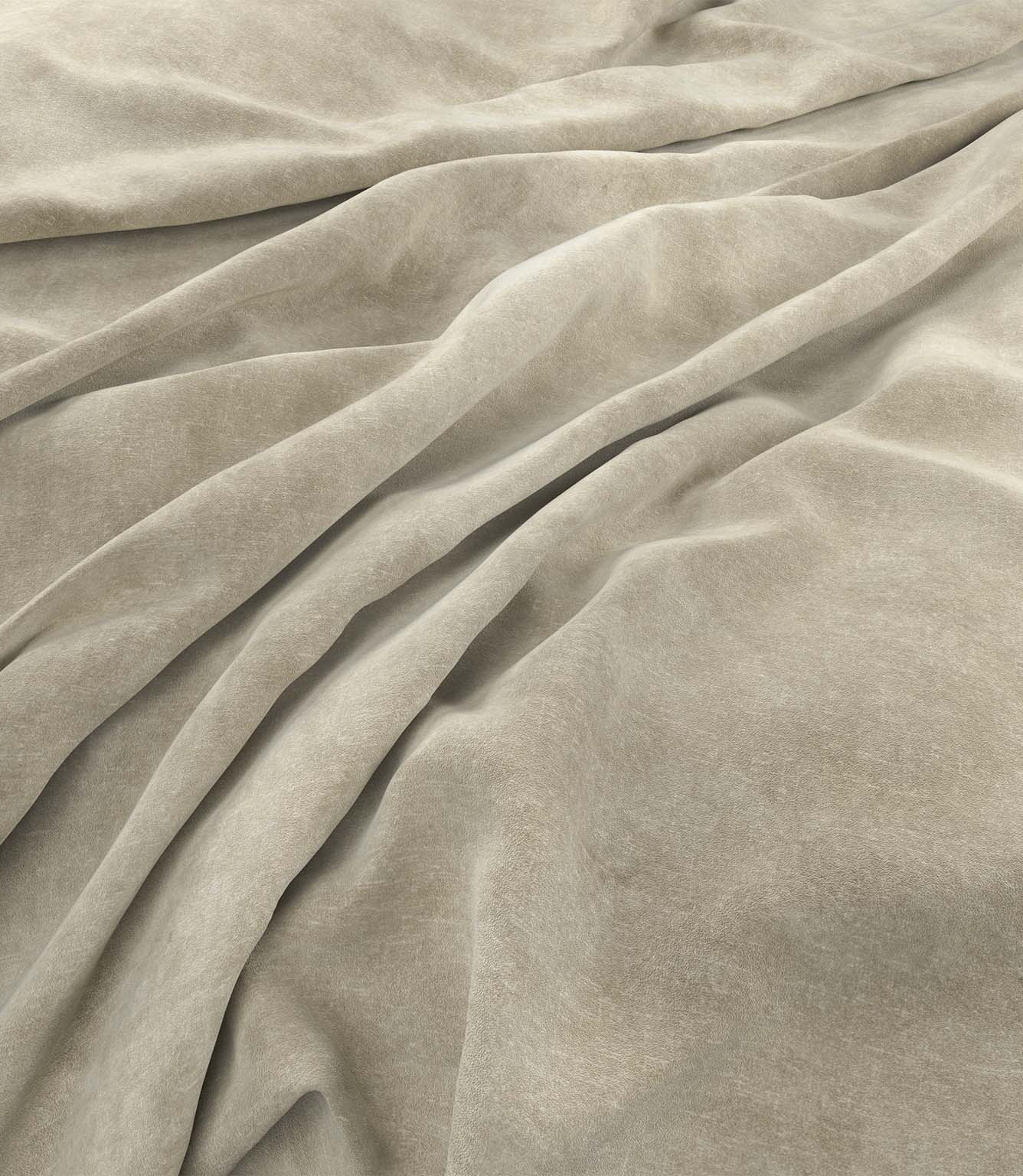 JF Vintage Velvet Fabric / Almond